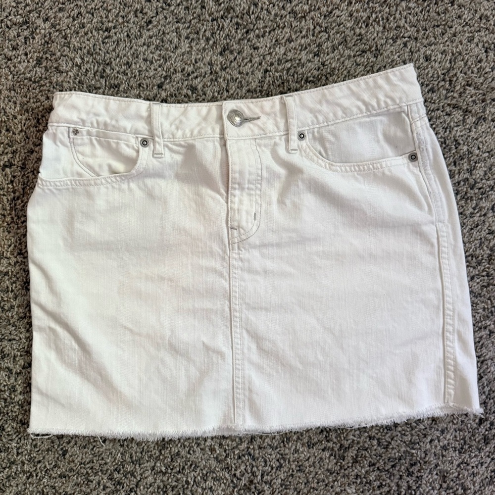 Martin + Osa White Denim Skirt size 28